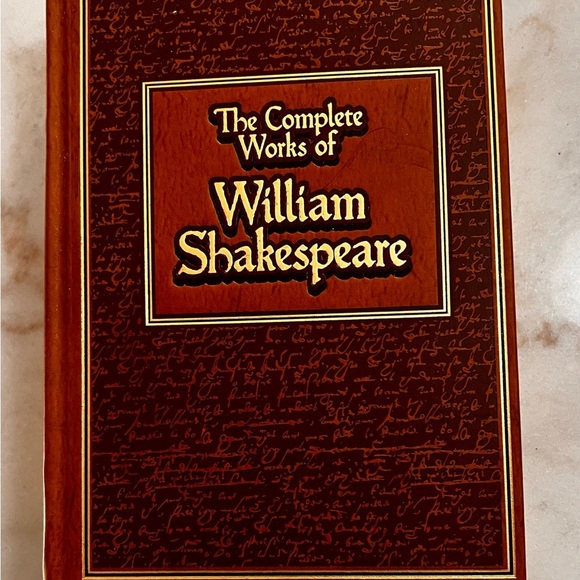 Barnes & Noble Other - Leather Bound Hard Cover Edition The Complete Works Of William Shakespeare. EUC.